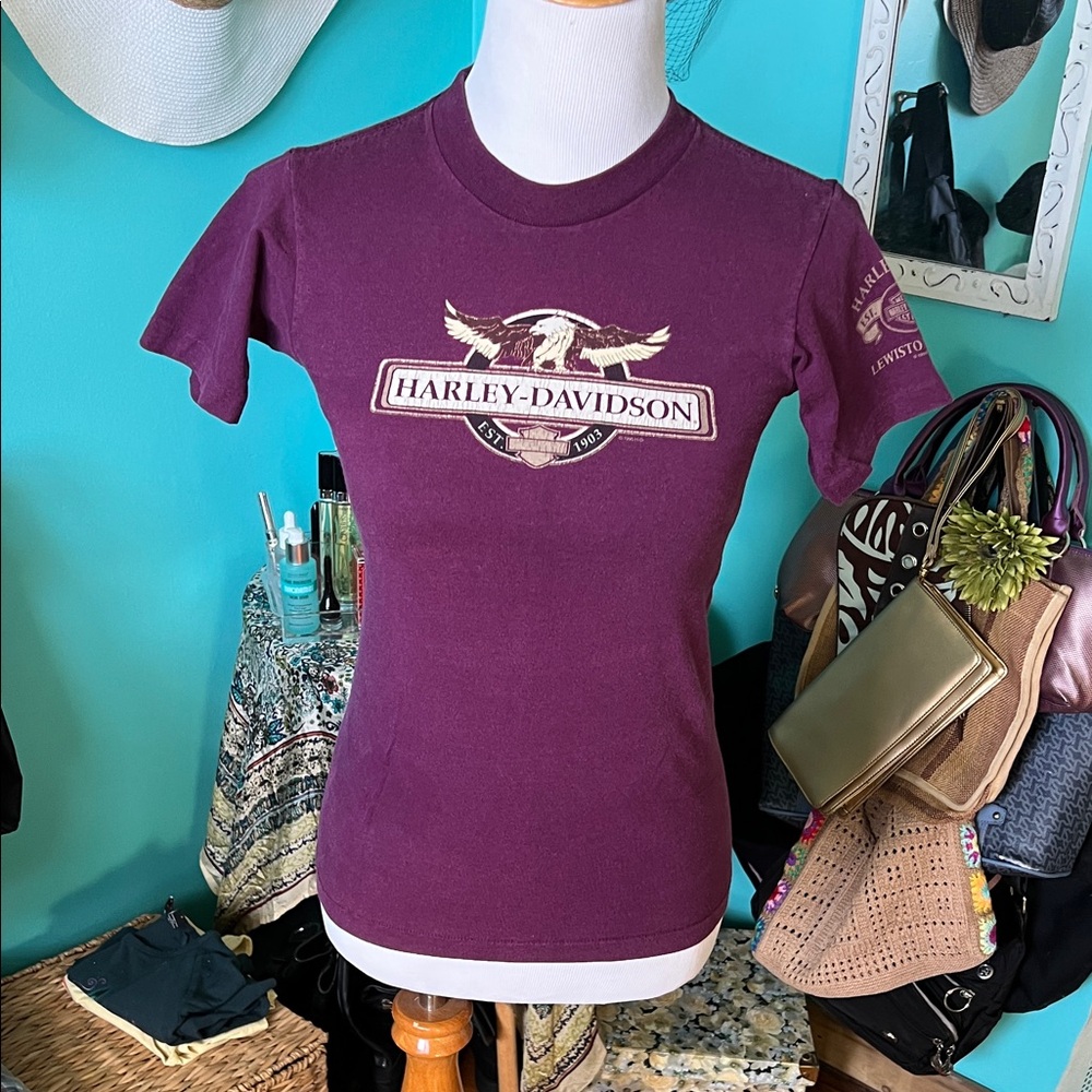 Harley-Davidson Women's Plum Short Sleeve Tee